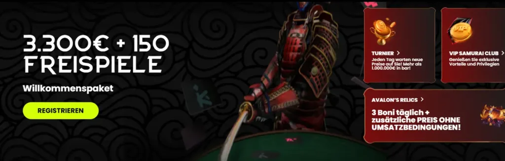 Spin Samurai Bonus