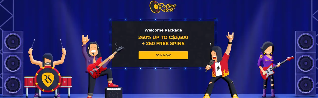 RollingSlots Casino Bonus